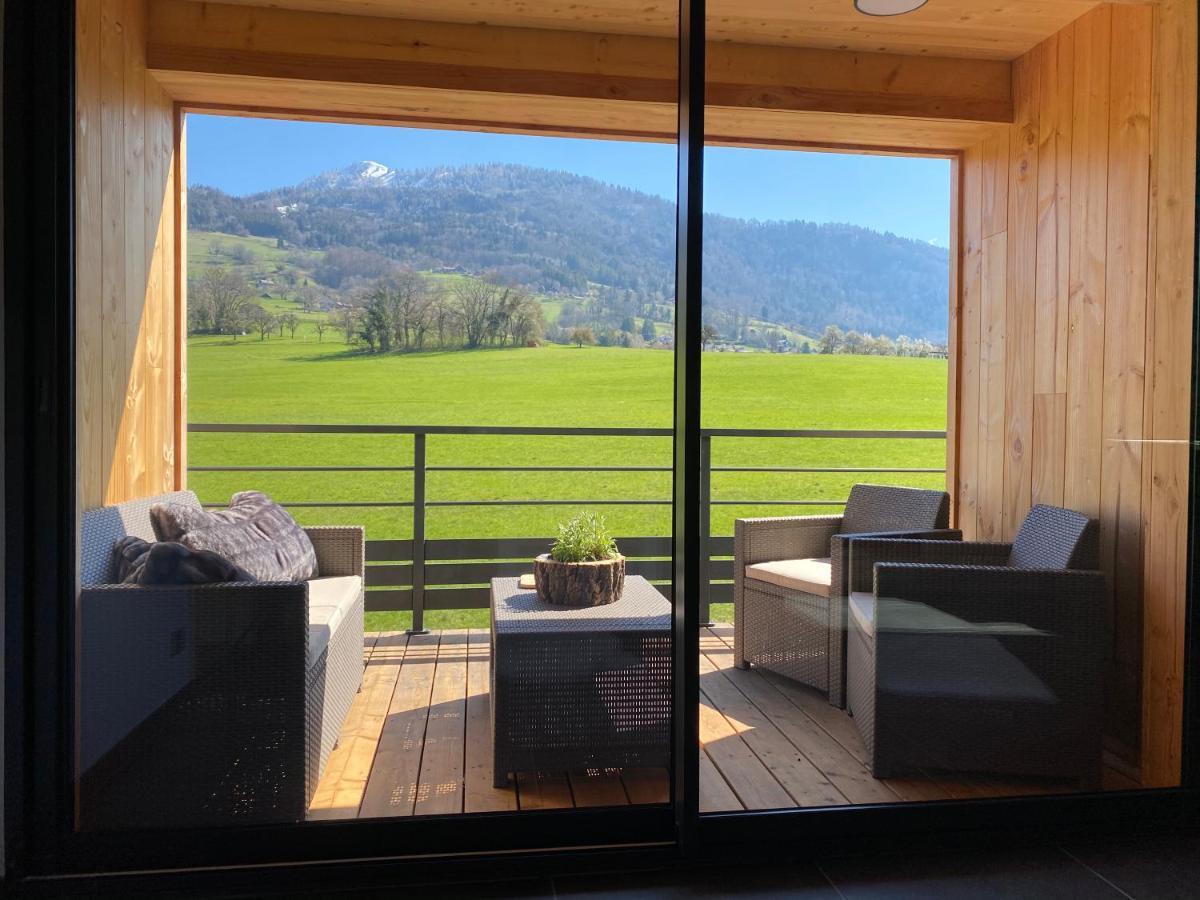 Gite De Charme Avec Jacuzzi #Calme #Cosy Viuz-en-Sallaz ภายนอก รูปภาพ